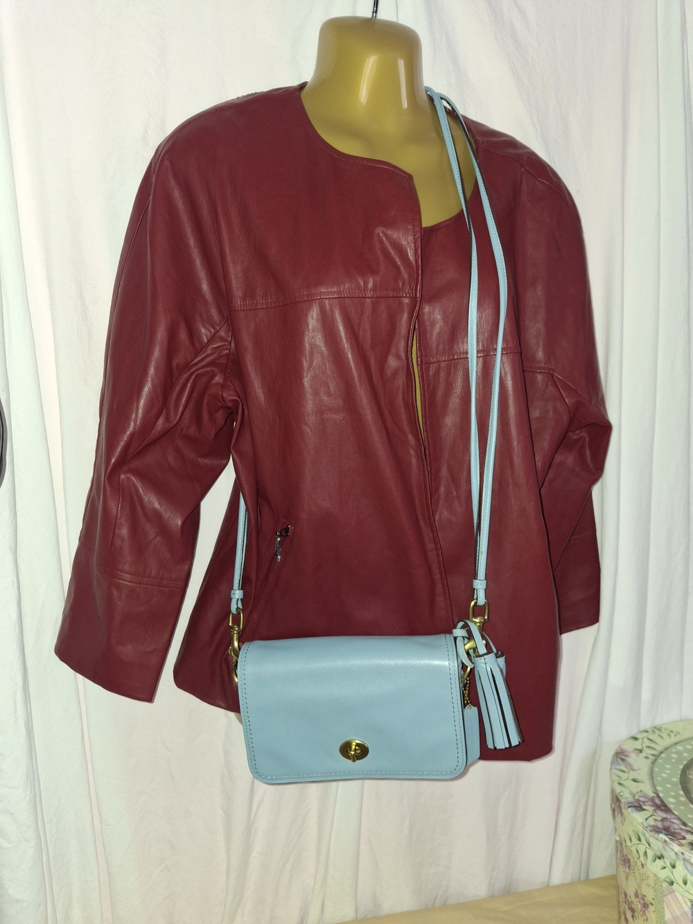 Coach Legacy Penny Turnlock Leather Crossbody